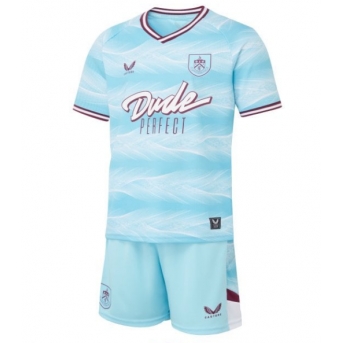 Burnley Maglia Gara Trasferta Repliche 2025-26 Bambino Maniche Corte